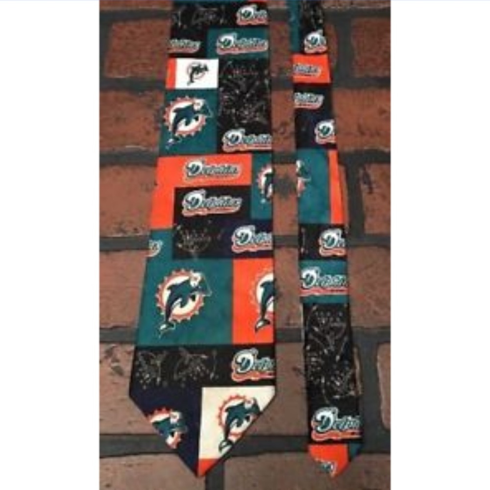 Dolphins NFL Football Men's Tie